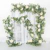 Artificial Rattan Rose & Eucalyptus Flower Vine
