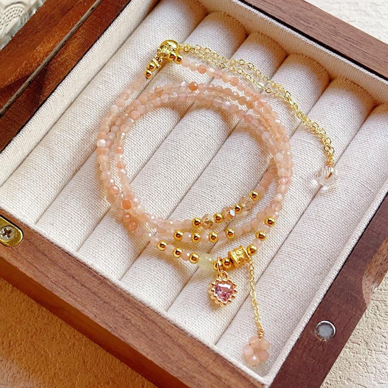 

JYL TS Bracelet Eye Heart Style Combines Insight And Romantic Luck K202 sun cut three circles MM лимонно-желтый