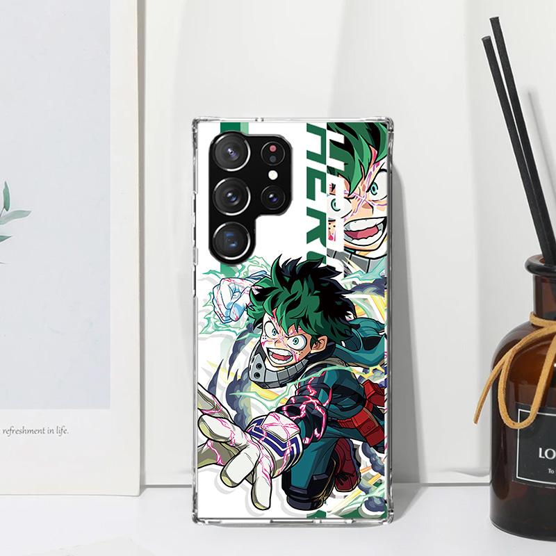 My Hero Art Phone Case For Samsung Galaxy S25 S24 S23 S22 Ultra S21 FE S20 Plus S10 + S10E Art Fundas Back Cover S24 S23 S22 S21