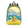 Fashion Pokemon Pikachu Backpack  Mochilas Vintage For Work Large Capacity Rucksack