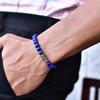 Unisex Lapis Lazuli Beaded Bracelets, Genuine Evil Eye Lapis Bracelet, Celtic Symbols Bracelet for Men and Women, Tree of Life Bracelets