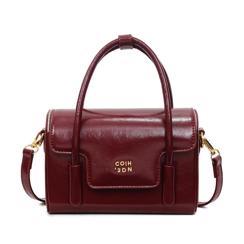 

Универсальная женская сумка-мессенджер, повседневная наплечная сумка, маленькая квадратная сумка бордовый