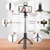 Selfie Stick Extendable Tripod Phone Tripod with,Group Selfies Live Streaming Video Recording Compatible with All Cellphones