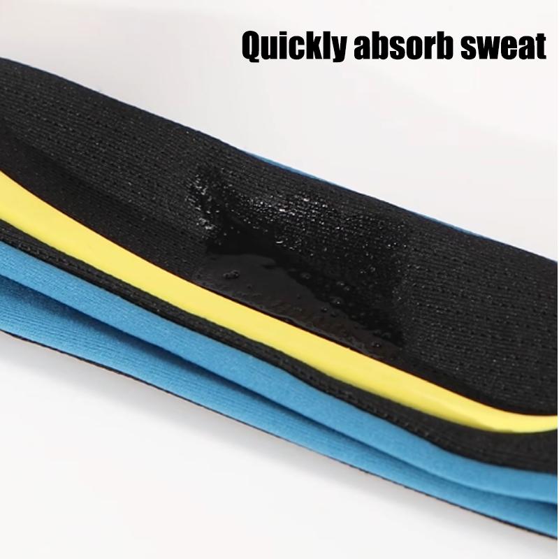WRELS Summer Outdoor Headband Elastic Non Slip Fitness Running Sweatband Quick Dry Yoga Lightweight Sport Tennis Head Strap