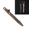 Quick Release Ballpoint Pen Brass   Compact Pen with Detachable Keychain On Top for   Working Traveling Writing