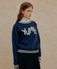 YUPPE Lettering Sweatshirt_Navy
