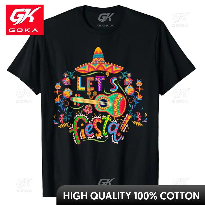 

Lets Fiesta Cinco De Mayo Fiesta Squad Sombrero Hat Mexican TShirt Womens Fashion Mexico Fiesta Party Clothes Graphic Tee Top 4XL