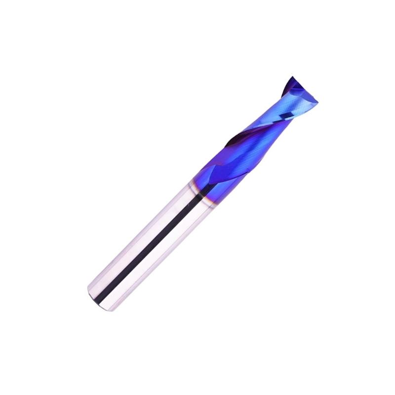 652F High Fast Spiraling Carving Bit With Little Blue Coating For Slotting And Mortising Machining Machines