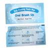 Lingettes nettoyantes dentaires jetables, brosse à dents, lingettes pour les doigts, saveur menthe, nettoyage des dents, outils d'hygiène bucco-dentaire