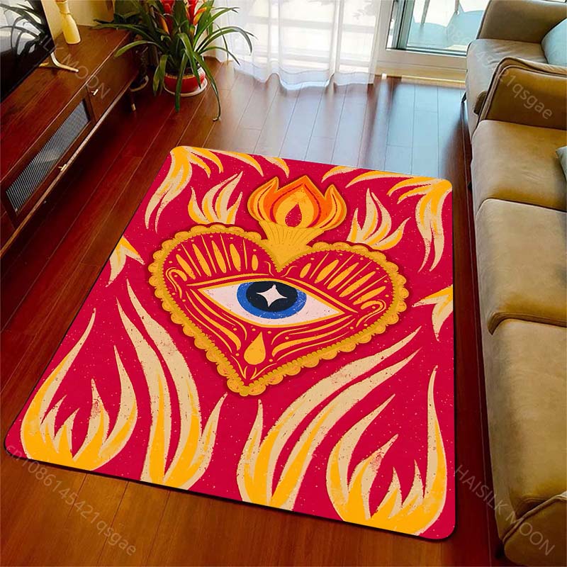 17 Styles Witch Eye Pattern Rug Carpets for Bedroom Living Room Sofa Mat Door Mat Dressing Room Rugs for Gifts