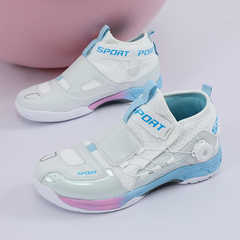 Professional Badminton Shoes Men Women High Quality Knob Women's Tennis Shoes Breathable Volleyball Sneakers Men's Sports Shoes