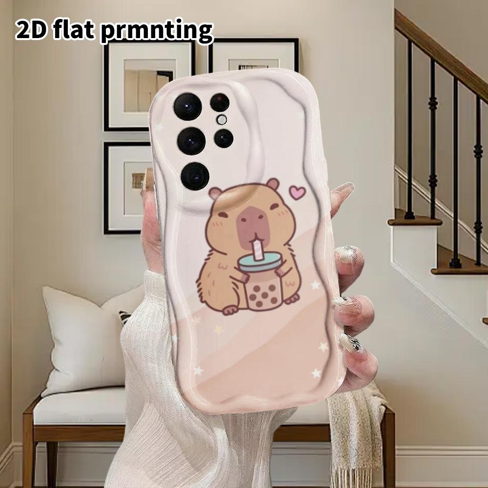 Phone Case: 2D Flat Samsung Galaxy A34 A35 M05 M06 S20 S22 S21 FE Plus 5G Protective Case, Couple Style, Gradient Background, Christmas and Halloween