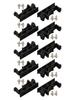 5 Sets PCB DIN Adapter for C45 Rail Sturdy Bracket Clips for Secure Mounting of Circuit Boards for Electronics Projects
