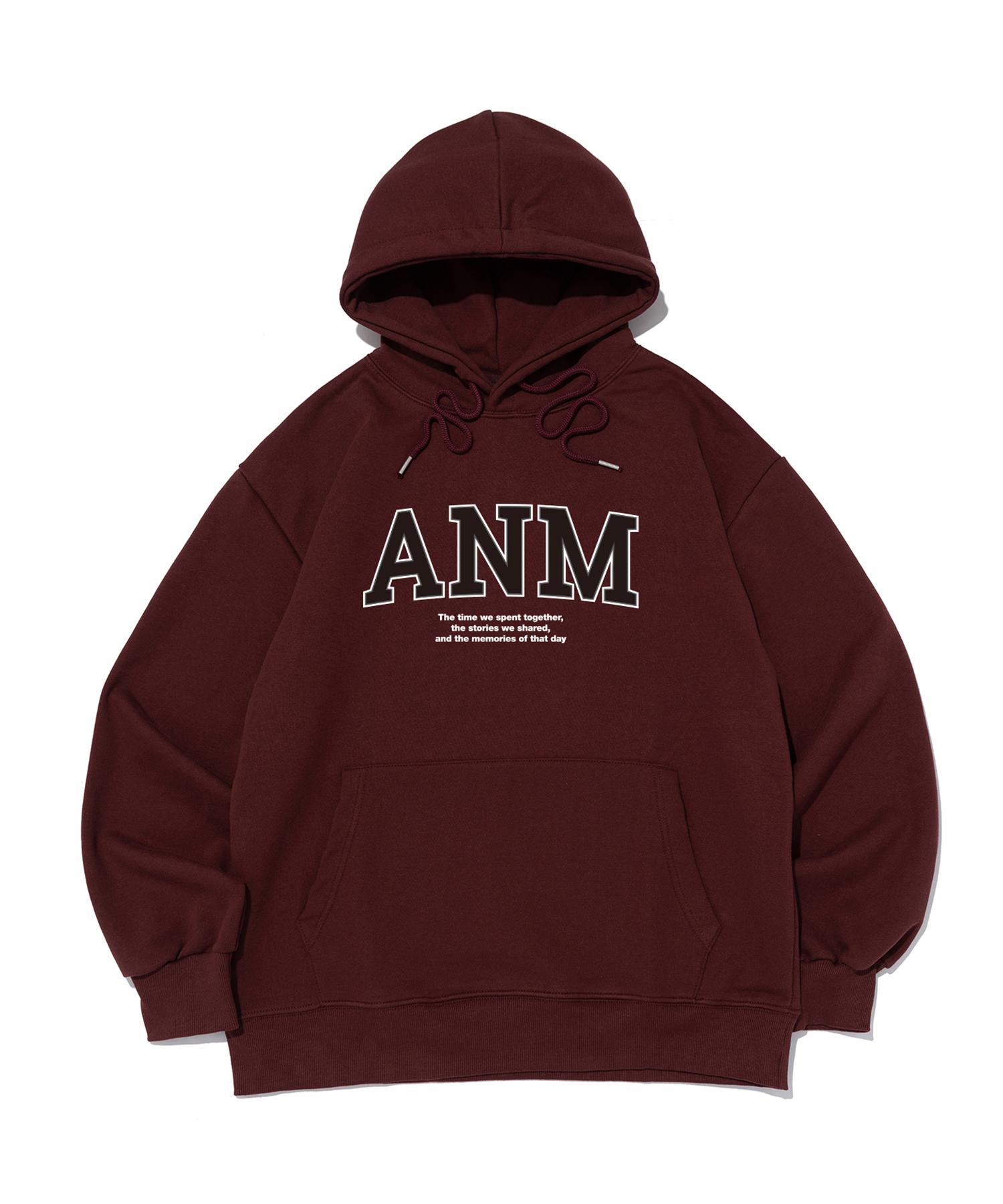 Analog Mood Anm Logo Hoodie (Wine) S
