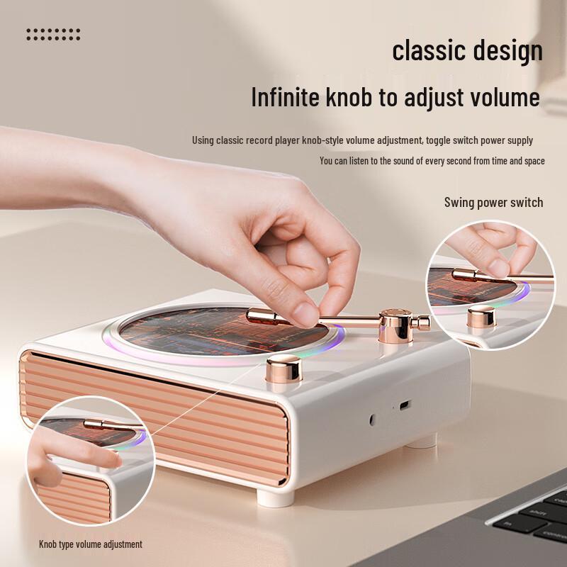 MorningLuck ML-01 Retro Bluetooth Speaker CN plug (adapter included)