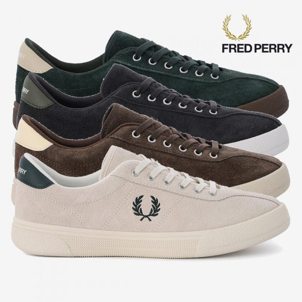 

Fred Perry Men S Suede Leather tenniS Shoe SneakerS Sfpm2612328 2328 Q21/290