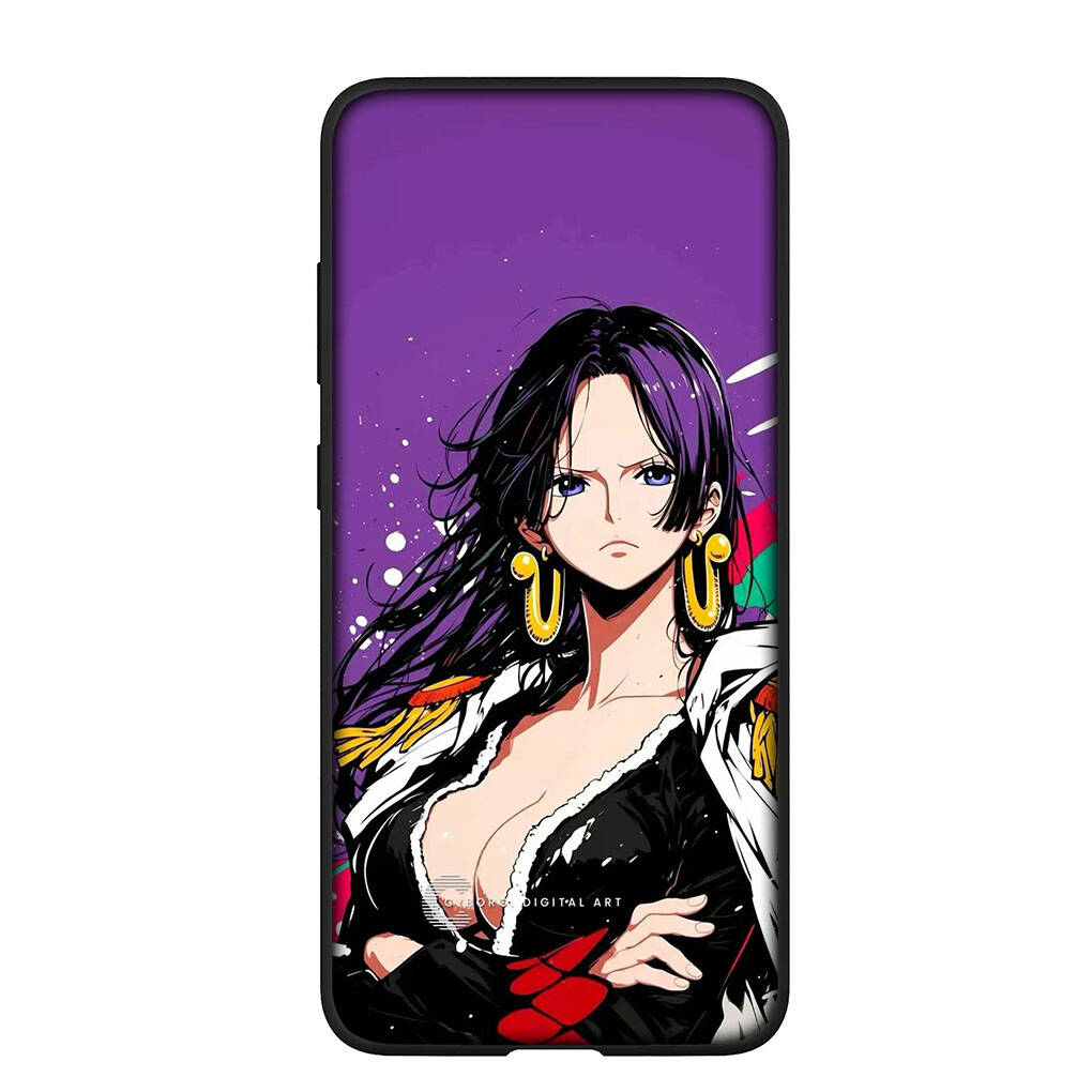 Phone Case for iPhone 17 15 16 Plus Redmi Note 14 12 11 13 Pro Max Huawei P30 P20 Lite OPPO A60 A40 A80 A38 A54 A17 Boa Hancock One Pieces Luffy Cover