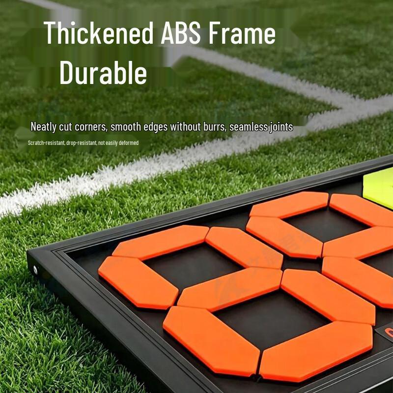 Manual Flip Football Substitution Board