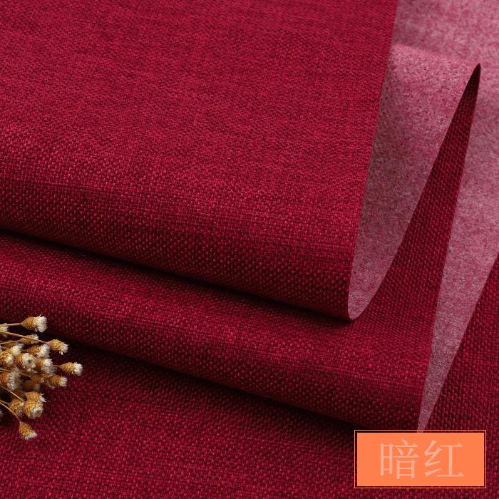 Dustproof Cloth Canvas Sofa Background Cloth Linen Cloth Fabric 100cm*150cm Cotton Linen Thickened Solid Color Fabric