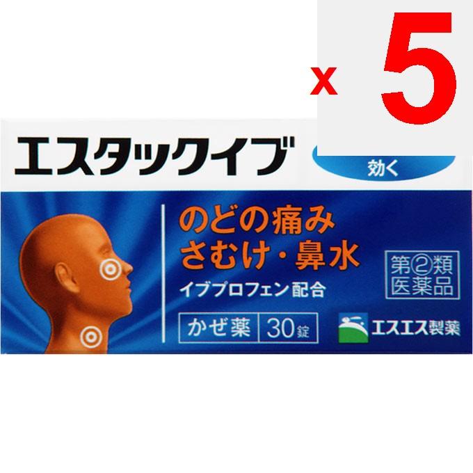 S.S. Pharmaceuticals Estac Eve 30 Tablets Medicine That Works Well for Fever and Sore Throat Indications: Relief of Cold Symptoms (sore Throat, Chills