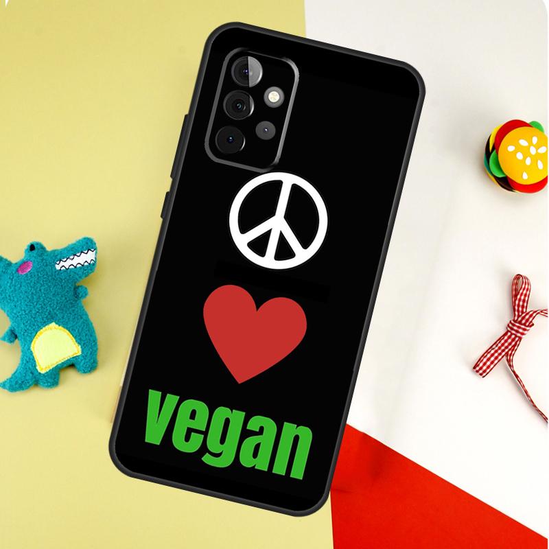 Veganism Vegan Quote Phrase For Samsung Galaxy A05 A06 A16 A54 A34 A14 A55 A35 A15 A53 A33 A13 A22 A32 A52 Phone Case