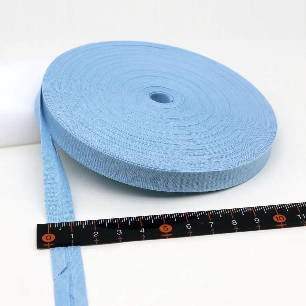 12mm(1/2") Narrow Ironed Single Folded Cotton Solid Color Bias Binding Tape Diy Ribbon Garment Quilt Craft Sewing Accessories