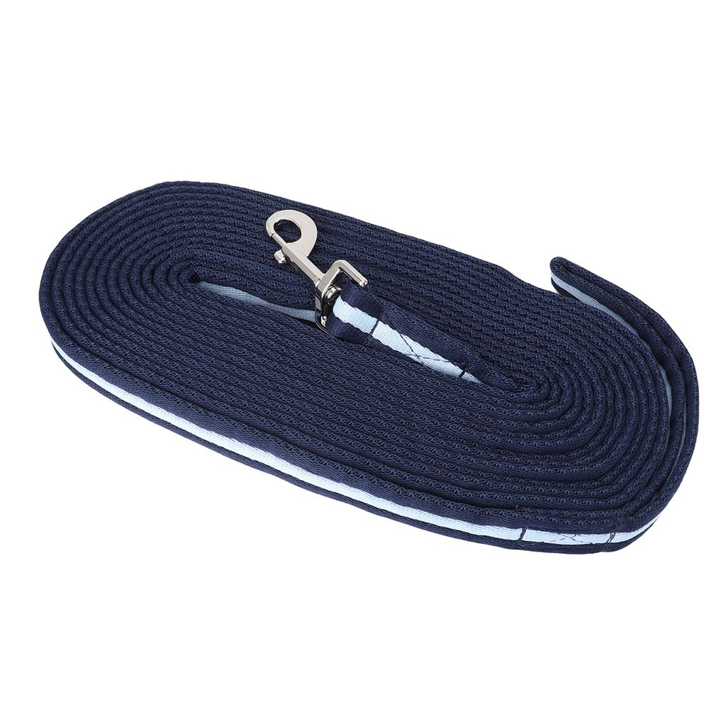 Horse Training Rope Navy Blue 26.2ft Polyester Stainless Steel Horse Rein for Horse Ing Riding