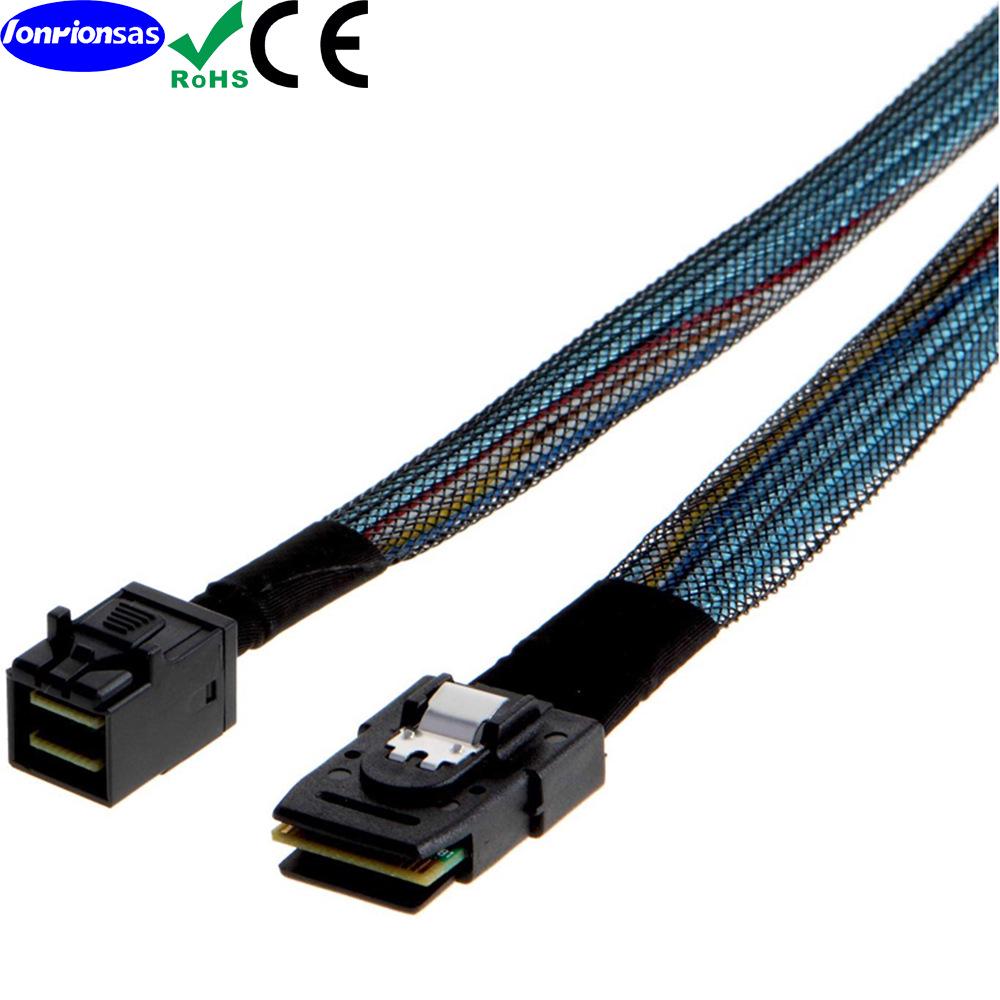 MiniSAS HD SFF-8087 To SFF-8643 12G High-Speed Internal Server Cable