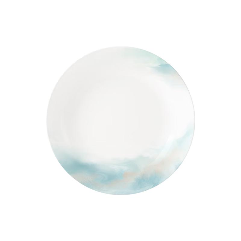 NINE CRANES Jingdezhen Ceramic 8-inch Deep Plates, Set of 4