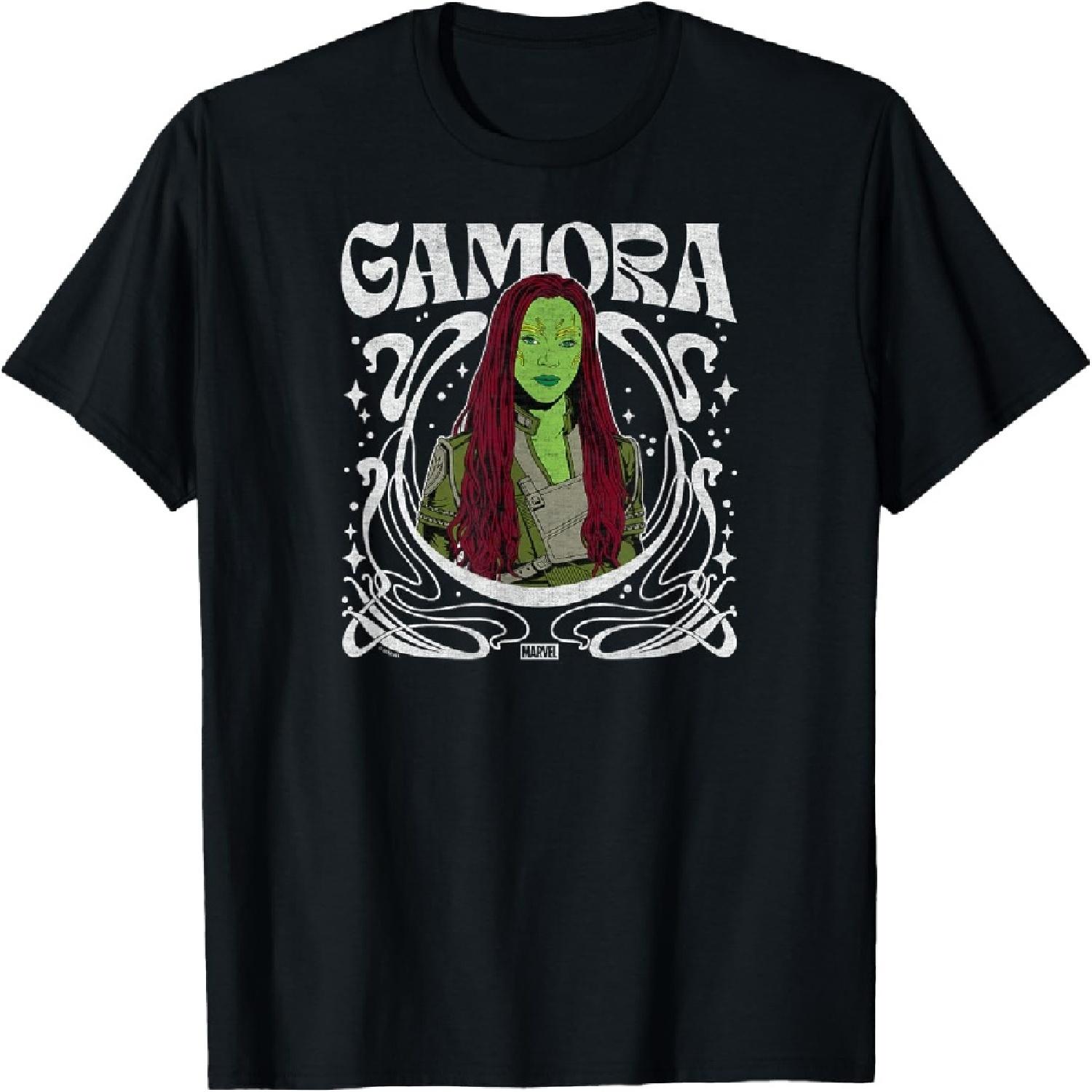 

Guardians Of The Galaxy - Gamora Art Nouveau T-Shirt XXXXXL чёрный