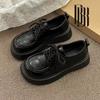 High-heel Versatile Leather Shoes - New Style Women's Height-increasing Single Shoes