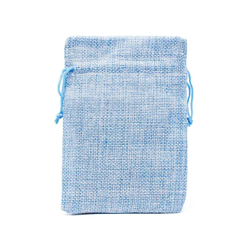 10Pcs/Lot Drawstring Natural Burlap Bag Jute Gift Bags Multi Size Jewelry Packaging Wedding Bags with Candy Bag Wholesales