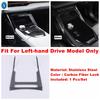 Auto AC Air Vent Outlet / Gear Shift / Glass Lift Button Panel Cover Trim For Haval H6  - 2024 Carbon Fiber Look Accessories