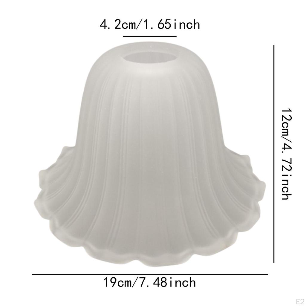 Glass Lampshade Table Lamp Cover Bedside Floor Pendant Shade for Bedroom Living