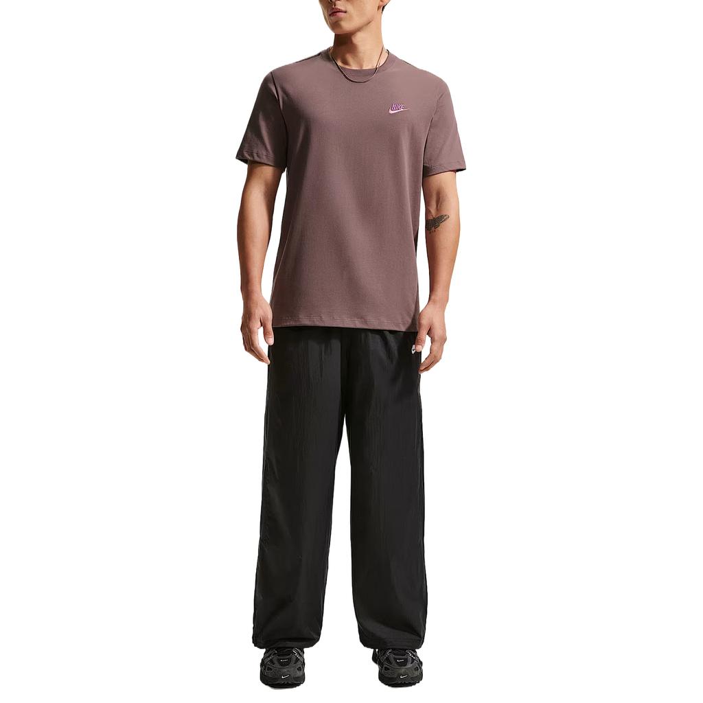 Nike Sportswear Club Solid Color Crew Neck Short Sleeve T-Shirt Men tops AR4999-502