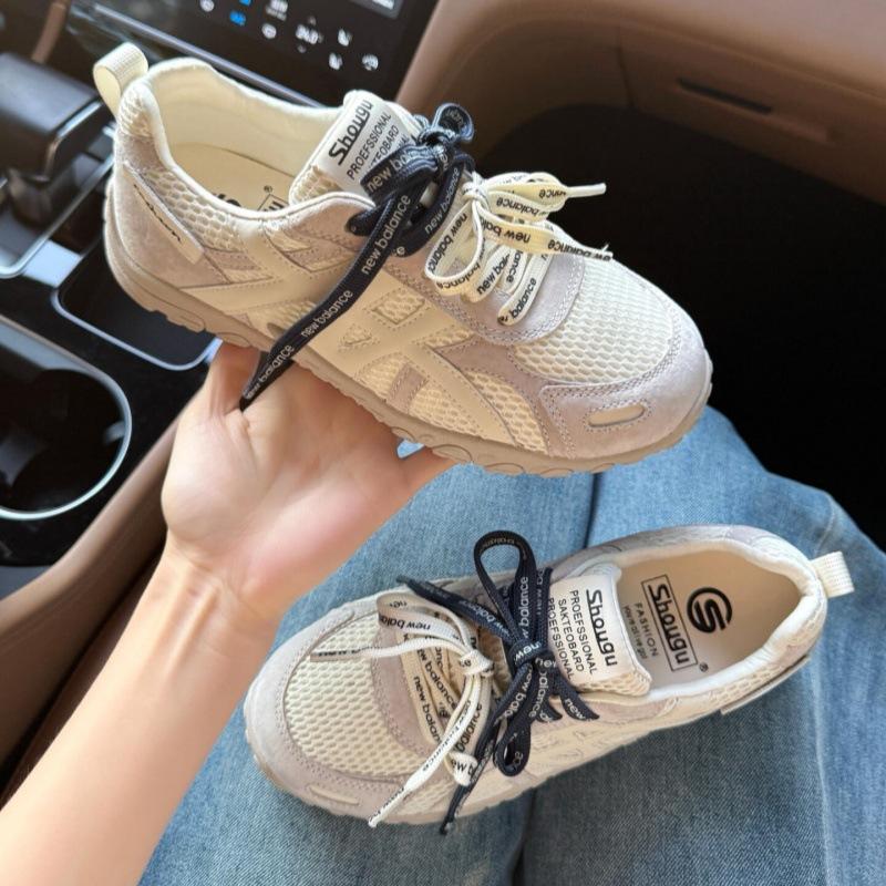 

2025 autumn new 7cm height-increasing moral training shoes women s pair of shoelaces small red platform sports casual Forrest Gump shoes 40 белый