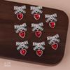 Luxury Sweet Lace Bow & Heart Pendant Nail Art Decoration