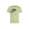 Eingesetztes T-Shirt Herren Helles Limettengrün CT6533-367