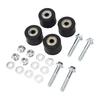 4PCS Chain Roller Guide Set High Performance Iron Bearing Steel for YFZ 350 Banshee 1987 To 2006 Black