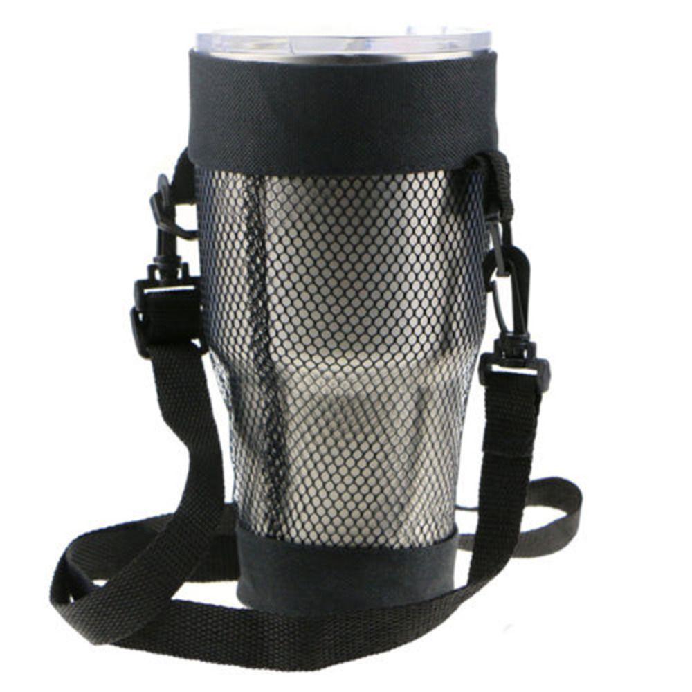 Versatile Use Water Bottle Net Pouch Convenient Design Cup Bag Cup Mug Holder Bag  Biking