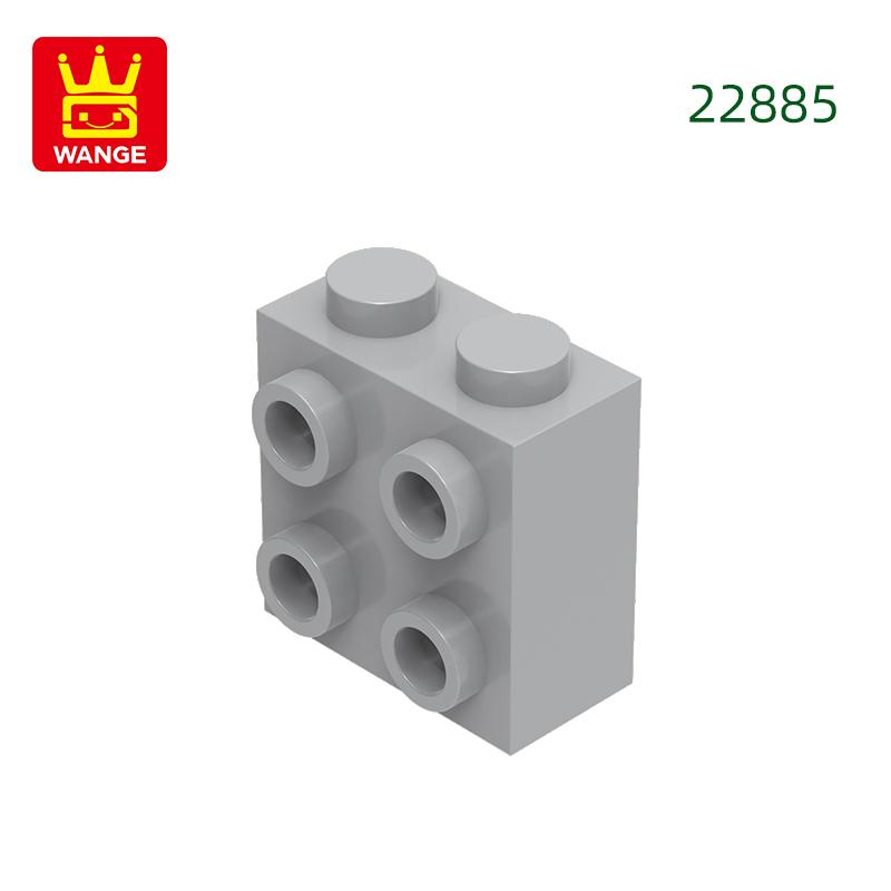 Non-Toxic 77Pcs/Lot 1X2X1 2/3 With Studs On 1 Side Block Moc Color Accessories Compatible With 22885 Brick Diy Children Toy Assembly