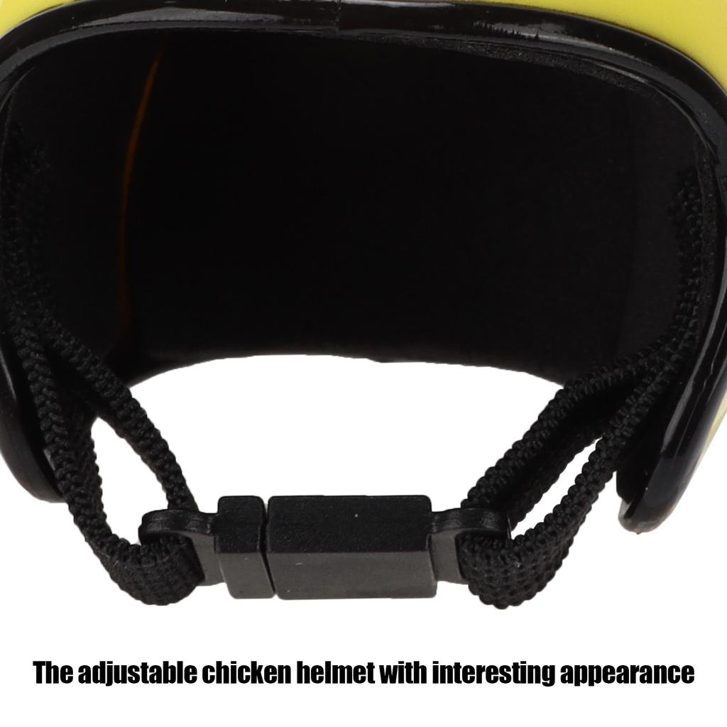 Chicken Helmet Small Headwear Funny Pet Helmet Accessories for Small Chickens and Birds