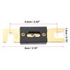 X AUTOHAUX ANL Fuse Gold Tone Plated 225A Universal Inverter for Auto Vehicle Truck Audio 9pcs