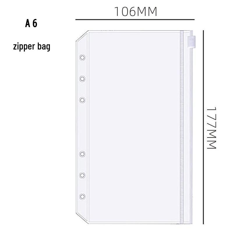 Ins Girl Heart A5/A6 Magnetic Buckle Loose-Leaf PU Leather Student Planner Notebook