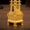 Thirteen-Layer Brass Wenchang Tower Desktop Ornament