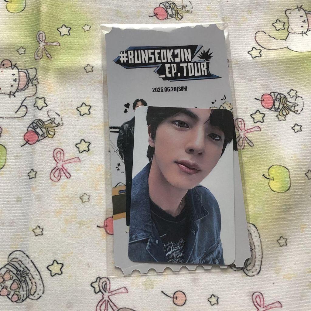 [USED] BTS Jin Day 2 6/29 RUNSEOKJIN EP.TOUR Trading Card