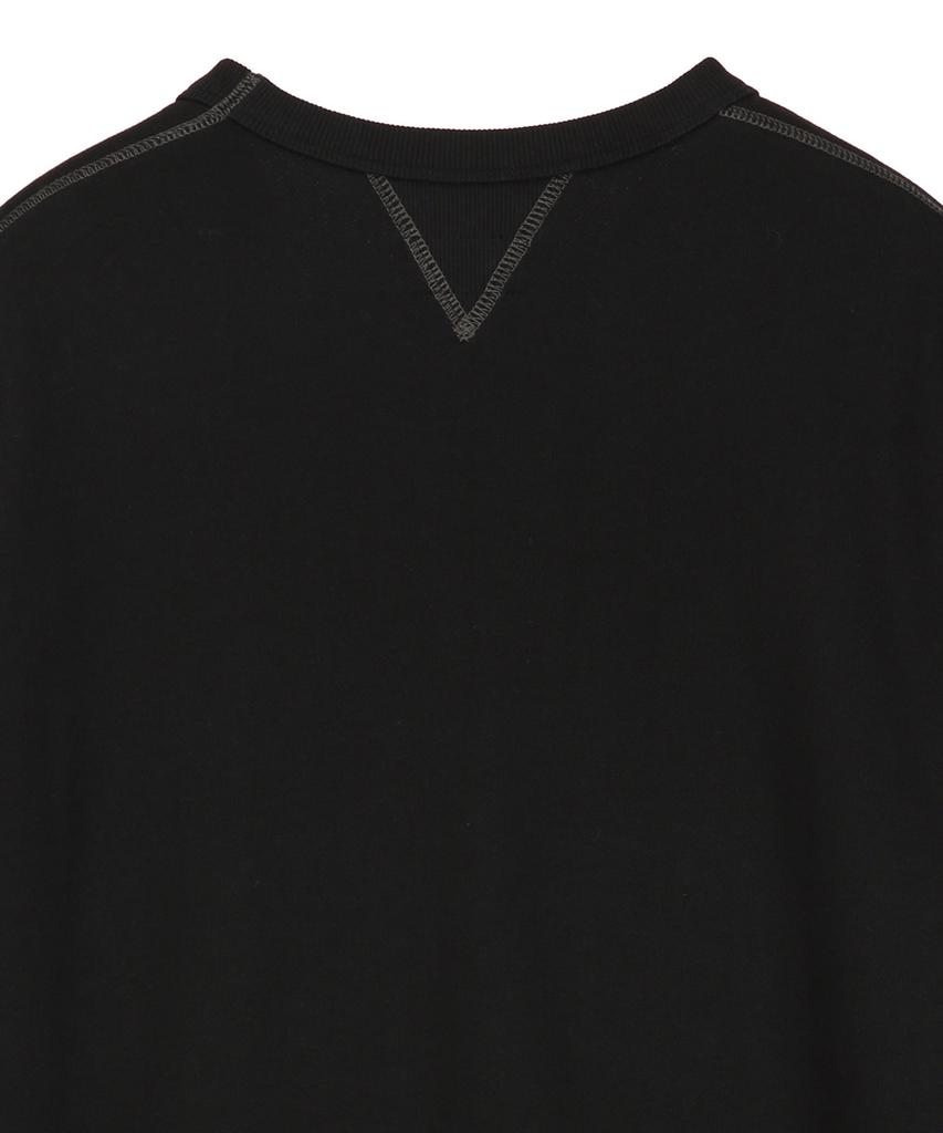 IL CORSO Loopwheel Round Neck Sweatshirt Black