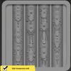 Dragon Nail Art 3D Silicone Mold - Chinese Style Bow Chain Design
