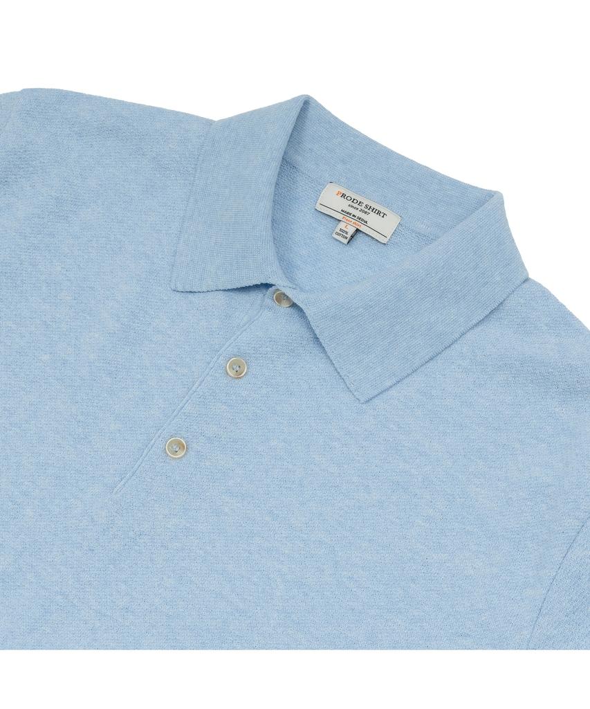 PRODESHIRT Vintage Linen Pique Polo Knit (Sky)