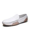 Men's Genuine Leather Slip-On Moccasins - Spring Casual Driving Shoes